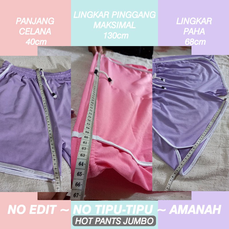 HOTPANT JUMBO BIG SIZE PANTS CELANA PENDEK WANITA CELANA WANITA PENDEK JUMBO CELANA JUMBO WANITA