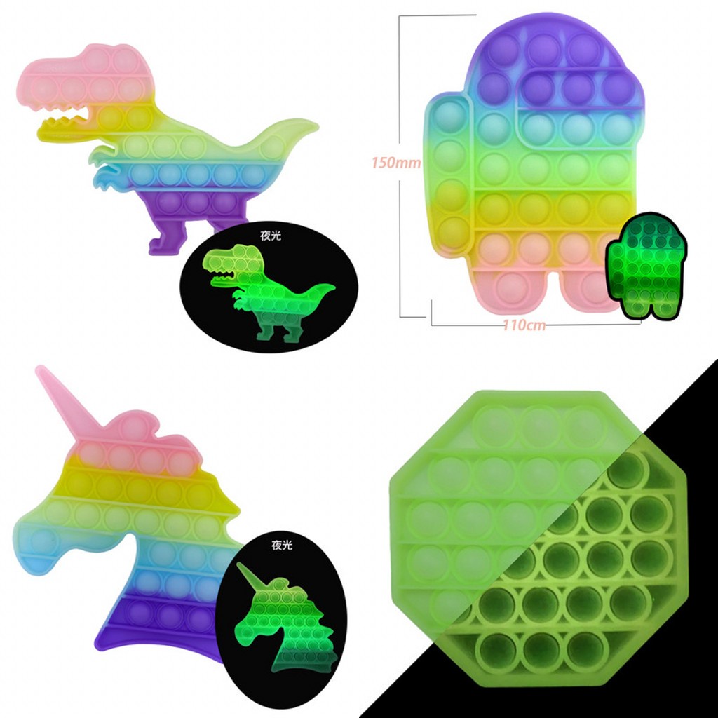 Jual Glow in The Dark Popit Pop It 