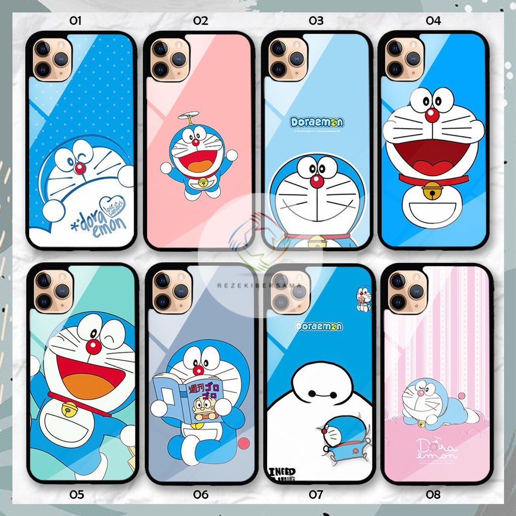 Case Casing Silikon Softcase Custom 3D Gambar Back Glass Kaca Bening New Type Vivo Y20 Oppo A53