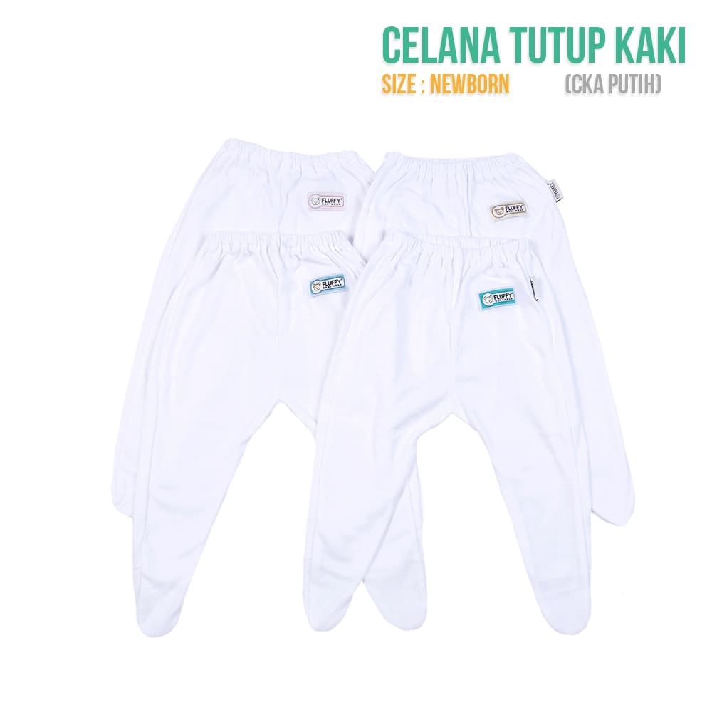 Celana Panjang Fluffy New Born 3Pcs (Warna Random)