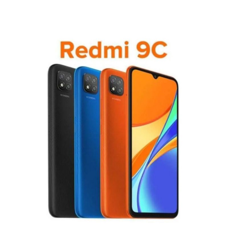 Xiaomi redmi 9c 32/3GB refurbished second mulus kotak komplit