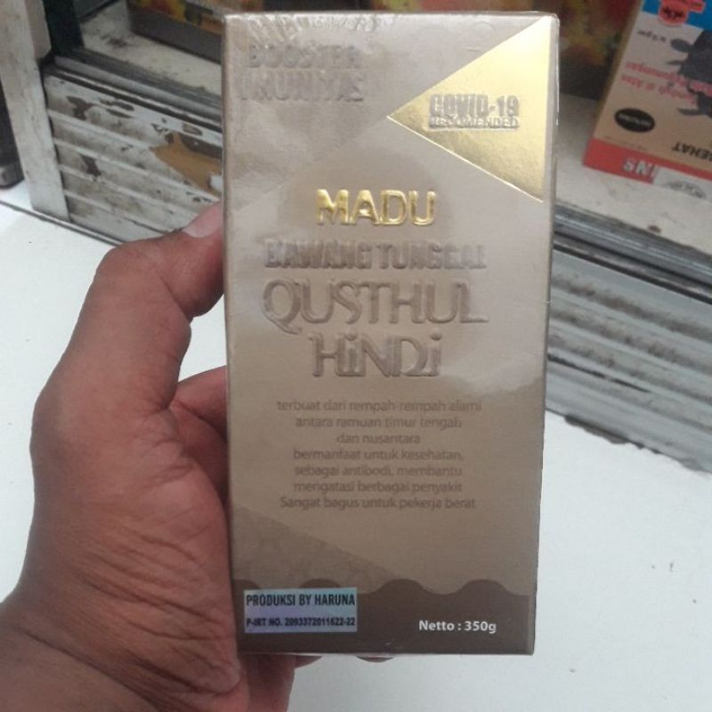 

Madu Bawang Tunggal Qusthul Hindi Haruna 350gram