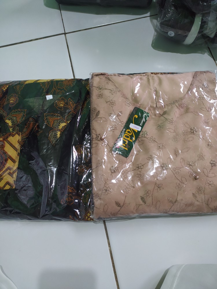 Maura Couple - Sania Ruffle Batik Couple Ori Ndoro Jowi Dnt Garansi Termurah Shopee - Modern Batik