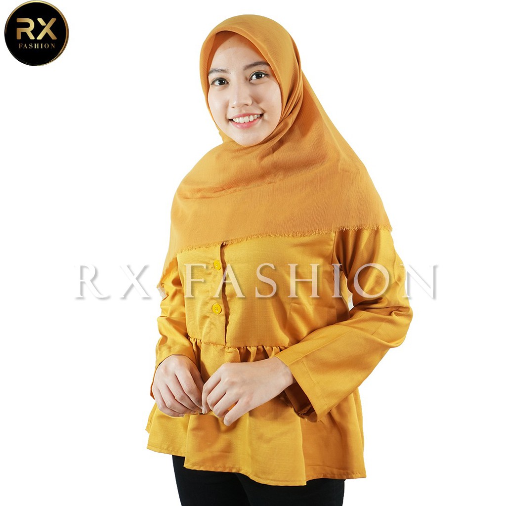 RX FASHION JILBAB CRINKLE SHAWL - FASHION MUSLIM 1R