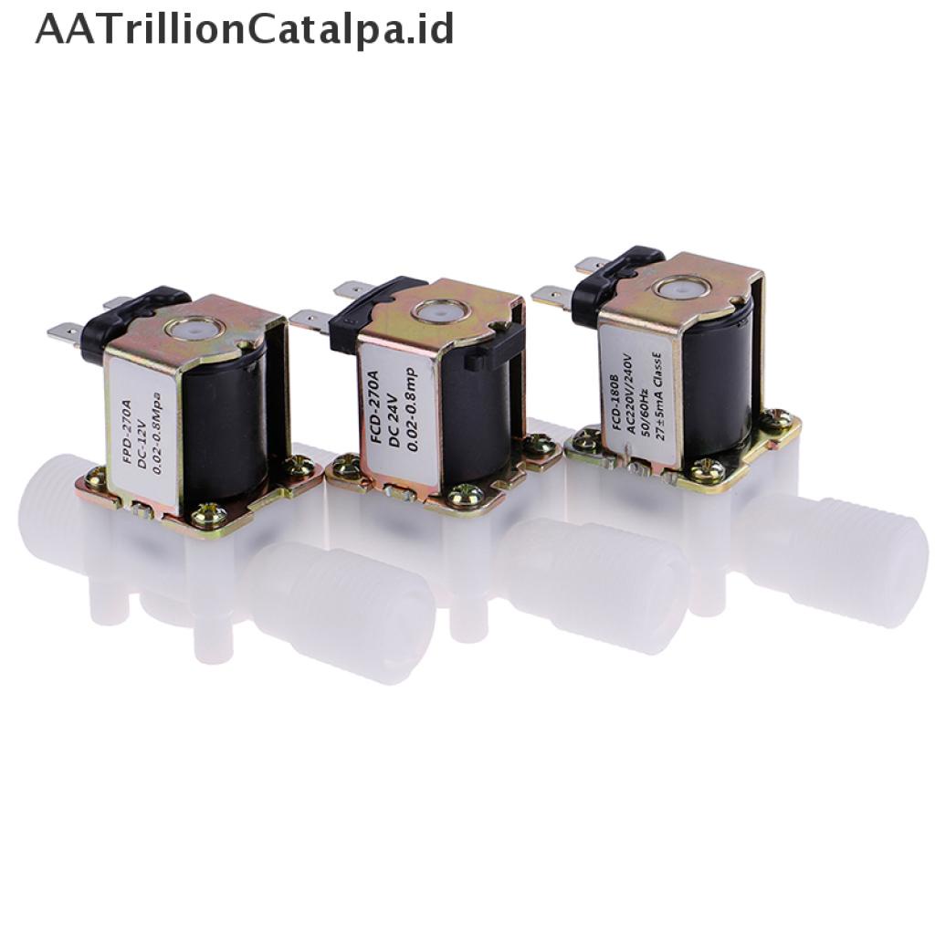 (AATrillionCatalpa) G1 / 2 &quot;Katup solenoid Bertekanan 12V 24V 220V Untuk Air Mancur Tenaga Surya