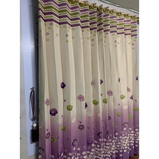 SALE GORDEN BLACKOUT MINIMALIS MOTIF BUNGA UNGU CANTIK Uk SALE GORDEN BLACKOUT MINIMALIS MOTIF BUNGA UNGU CANTIK Uk