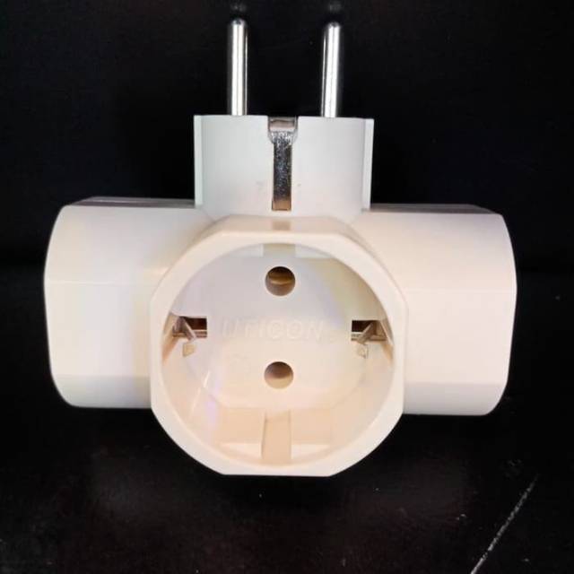 Steker Kombinasi / Colokan Cabang 3 / Steker T Arde Uticon