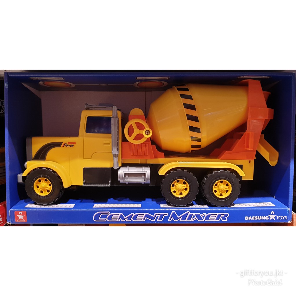 Daesung Toys Mainan Mobil Molen Cement Mixer Original