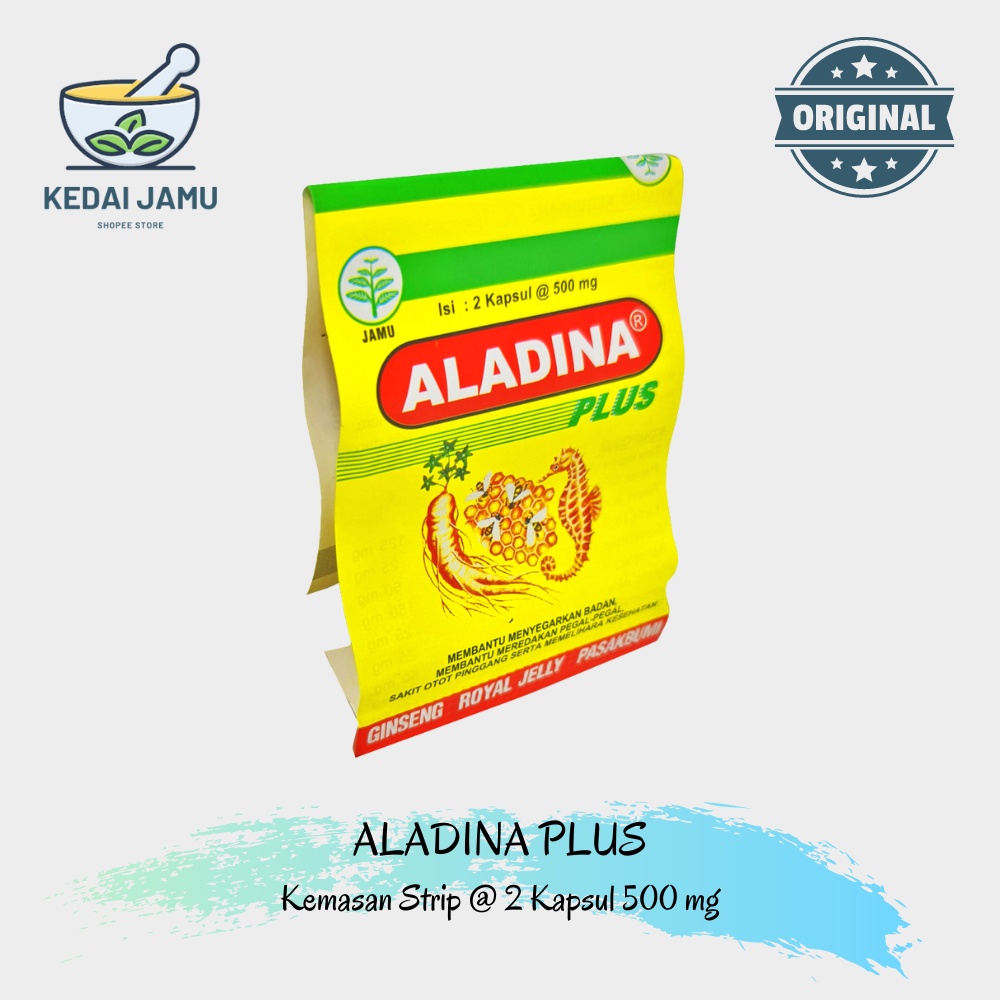 Aladina Plus 1 Strip isi 2 Kapsul (SEKARANG MENJADI ALADINA PRIME)