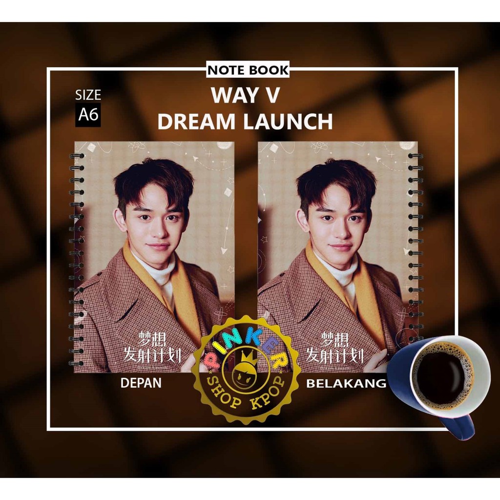 

[READY STOCK] Note/Notebook A6 WAY V DREAM LAUNCH Buku Notes Notebook Kpop Murah