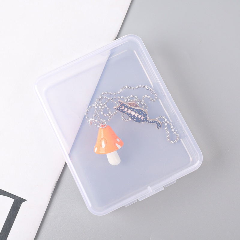 [Japanese INS Style Desktop Storage Box][Transparent PP Empty Box] [Mini Foldable Sundries Storage Basket] [Desktop Cosmetics, Jewelry, Office Stationery assortment organizer Container]