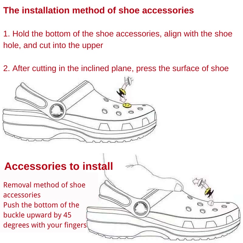 ✨shinyDIY✨Crocs jibbitz: aksesori cantik untuk sepatumu❤️6 Pcs Aksesoris Sepatu Bentuk Kartun Winnie the Pooh-croc jibz croc