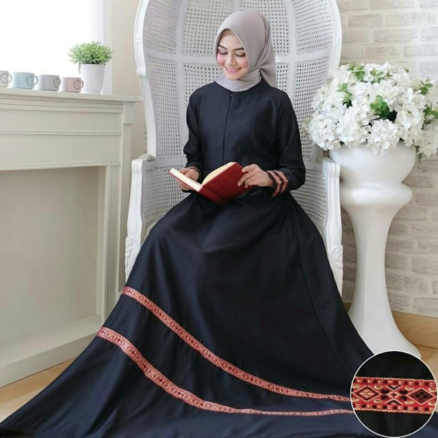 Ready 5 warna FC- MARLINA MAXI (REAL PIC) / gamis wanita murah