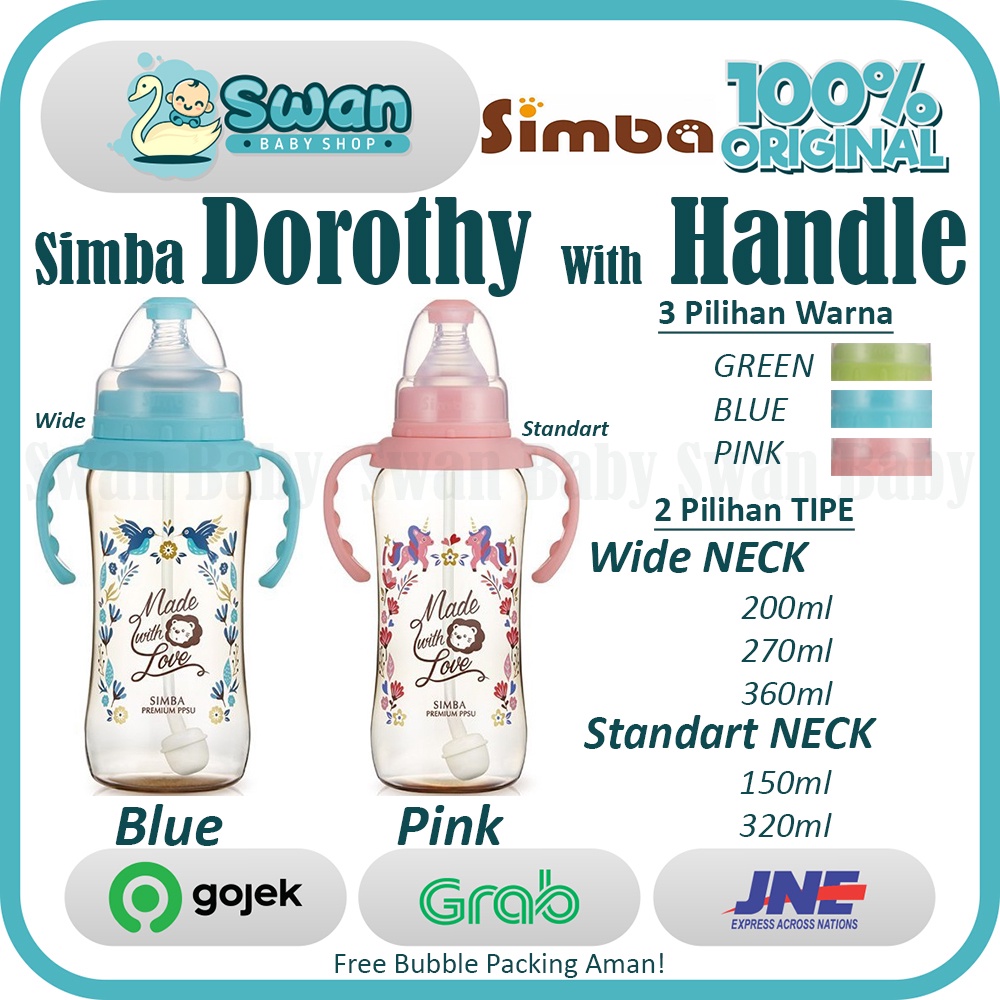 Simba Dorothy Handle Wide and Standart Neck - Botol Susu