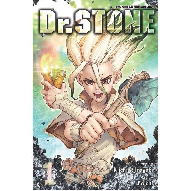 SERI KOMIK DR. STONE KARYA RIICHIRO INAGAKI / ELEX MEDIA KOMPUTINDO