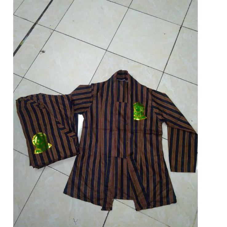 Kebaya wanita sorjan lurik {AMR.26Au22ᵛ}