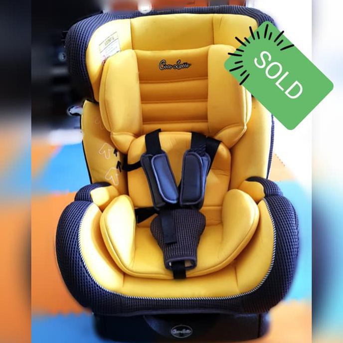 Car Seat Coco Latte Cocolatte Cs888e Yellow Kuning Preloved Shopee Indonesia