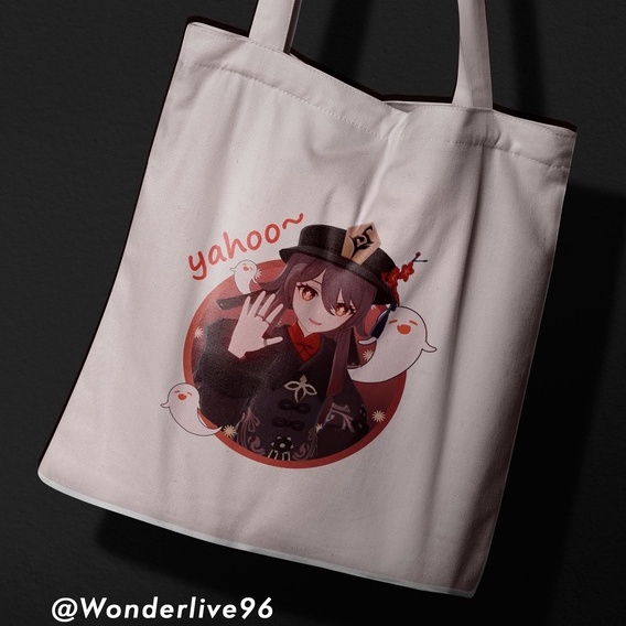 Totebag Genshin Impact Hutao Strap