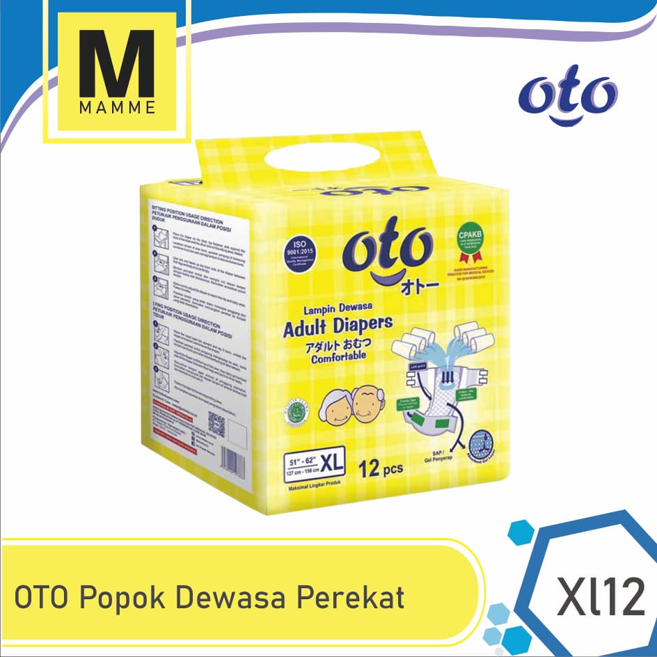 Jual Oto Popok Dewasa Perekat M L Xl Adult Diapers Tape Oto Popok Perekat Dewasa