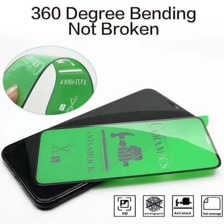 Oppo A91 / F15 Tempered Glass FULL COVER FULL SCREEN Ceramic Film Anti Gores