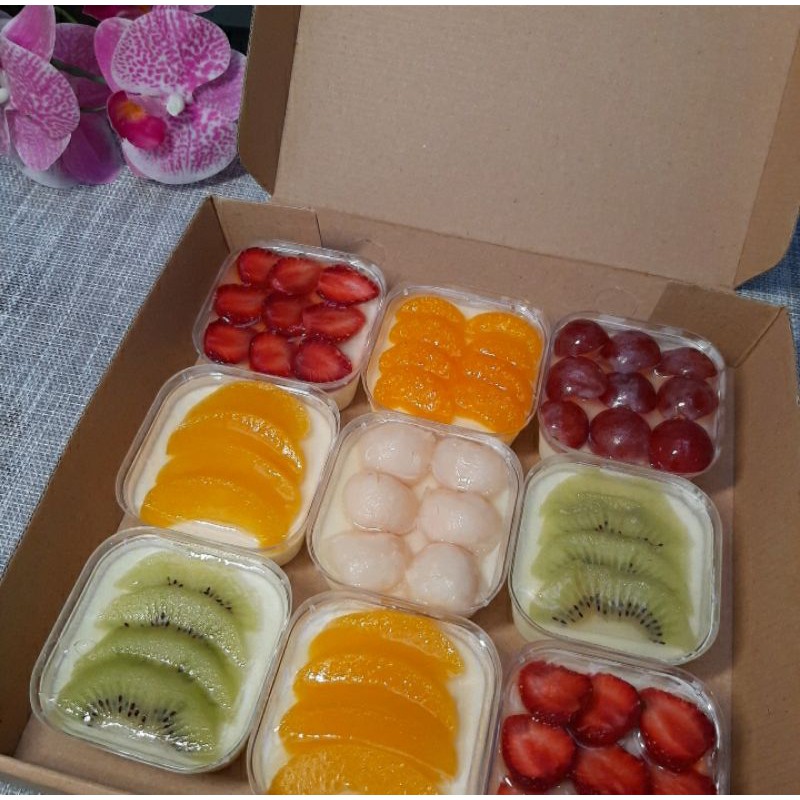 Hampers Puding Susu Buah 9 Cup Shopee Indonesia