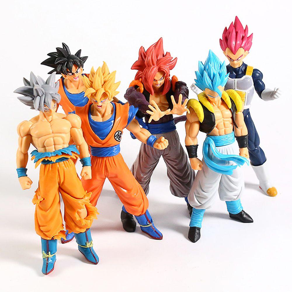 [Elegan] Dragon Ball Angka Koleksi Model Ornamen Desktop PVC Figure Brinquedo Mainan Model Mainan Monkey King Son Goku Figure