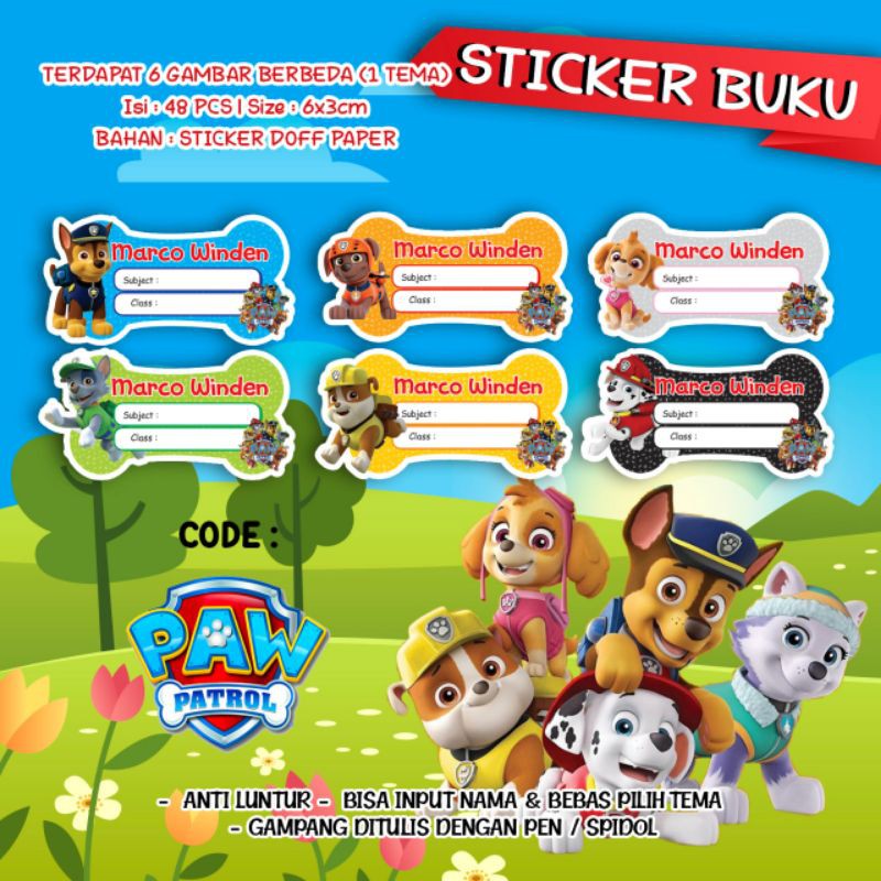 

STICKER BUKU