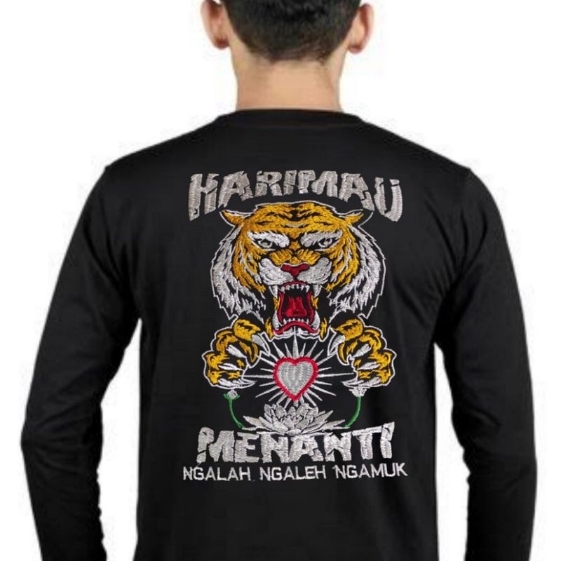 KAOS PSHT PANJANG BORDIR