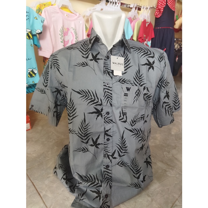 KEMEJA WALRUS PRIA MOTIF