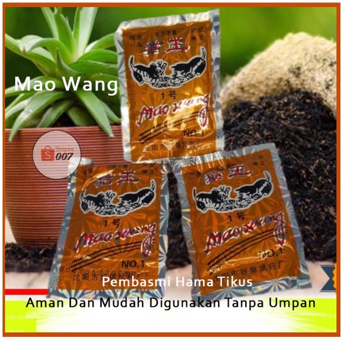 BISA COD Racun Tikus Mati Kering dan Tidak Bau - Mao Wang Racun Tikus Paling Ampuh Langsung Mati di Tempat