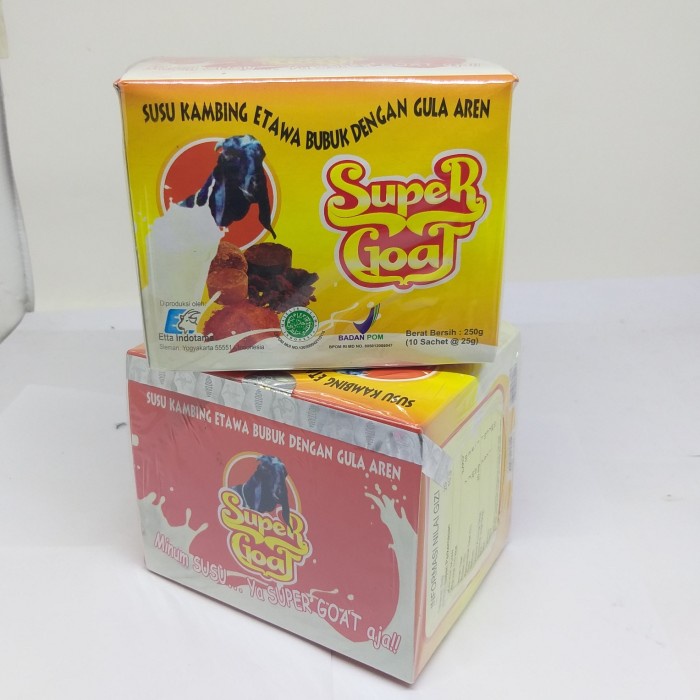 

Ee541F10 Susu Kambing Etawa Supergoat - Super Goat - Kemasan Box Isi 10 Sachet 6dd