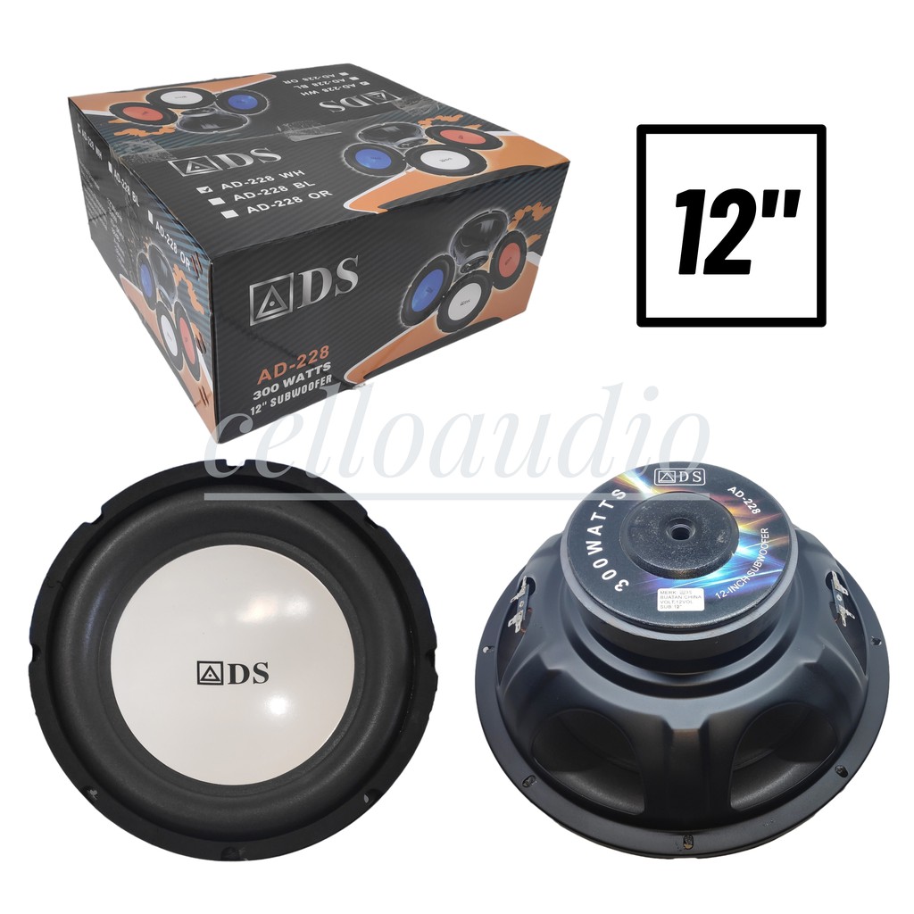 Subwoofer 12 Inch ADS AD-228 Double Coil Subwoofer 12" ADS AD 228