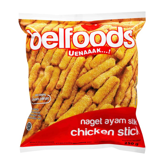 

CHICKEN NUGGET STICK BELFOODS 250GR | NAGET AYAM STIK BELFOODS | CHICKEN NUGGET BELFOODS