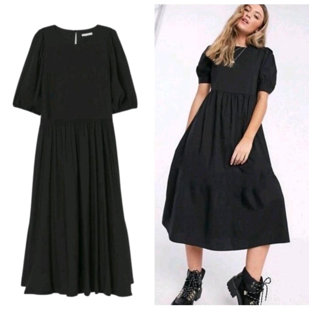 MAXI PLUFFY/MAXI DRESS WANITA/BAHAN KATUN SHAKILA