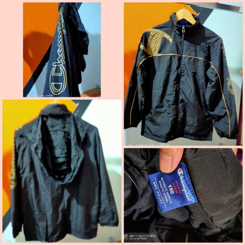 JAKET PARASUT ANAK SIZE 150 CHAMPION like new