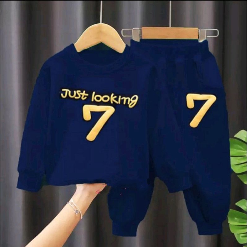 SETELAN SWEATER ANAK/SET JOGER ANAK JUS LOOKING 1-5 THN