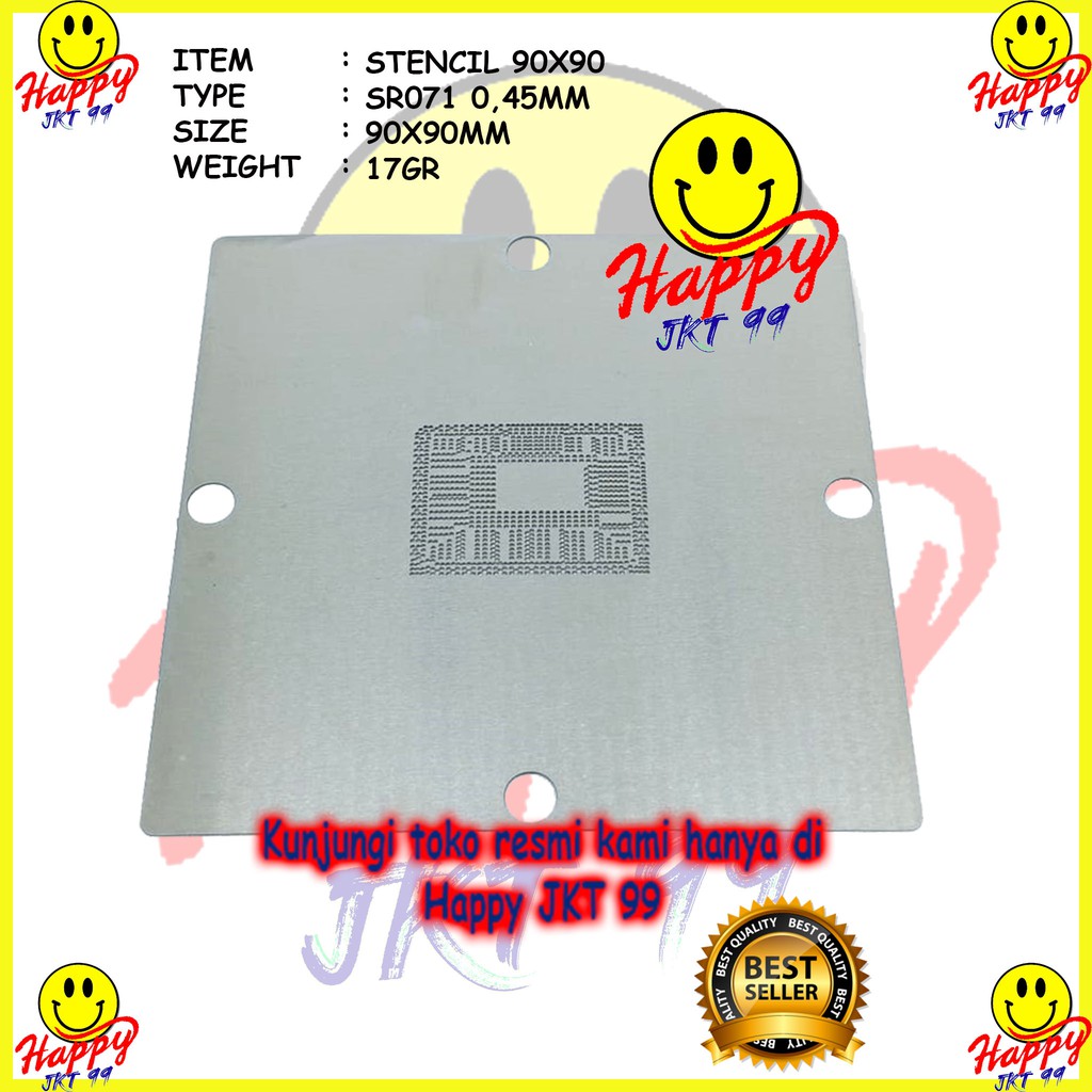 [ HAPPY JKT 99 ] STENCIL 90X90 SR04S SR071 SR0VQ Sr08n Sr109 Sr0cs I3-2310m I5 2415m