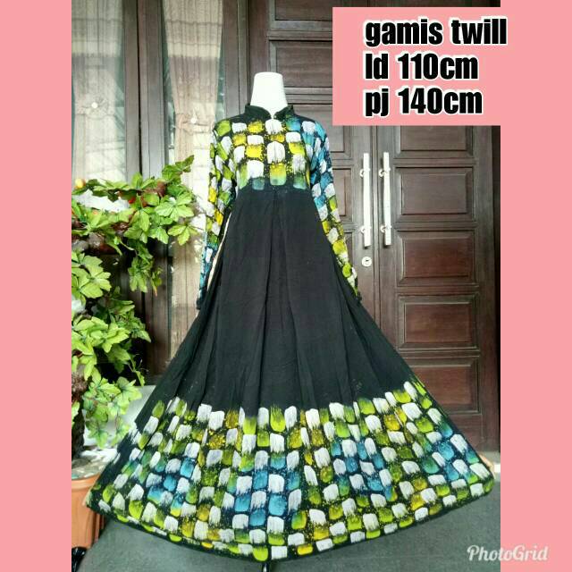 Gamis Batik Twill