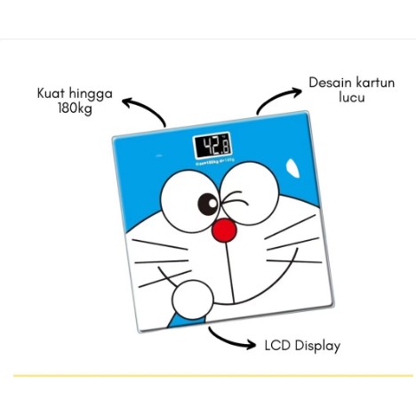 Timbangan Badan Kaca Digital Body Elektronik Kartun 180kg KARTUN SCALE