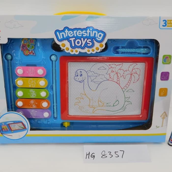 Papan Tulis Drawing Board Dan Musik Xylophone ( 8357 )