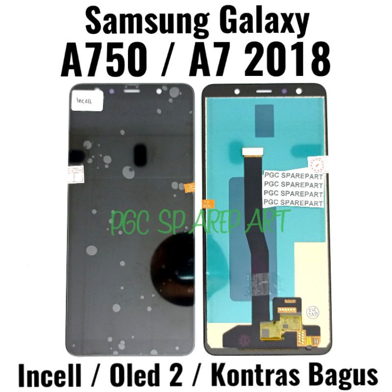 Kontras Bagus / Oled2 /Incell - LCD Touchscreen Fullset Samsung A7 2018 - A750