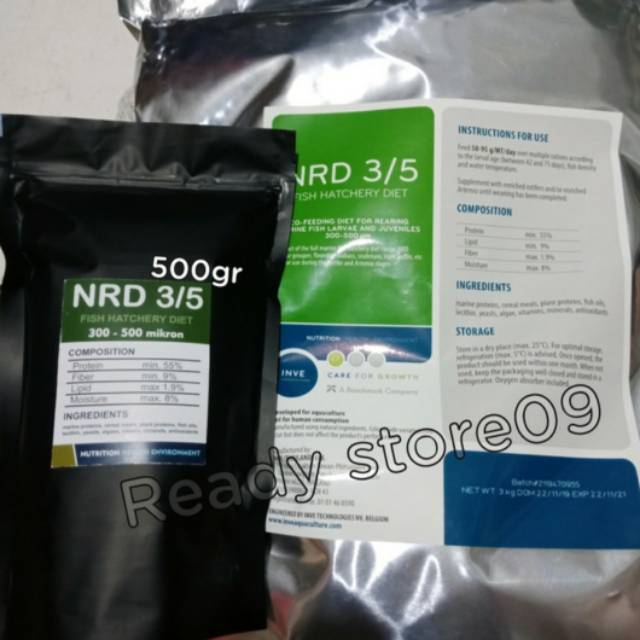 Pelet NRD 3/5 300-500 micron 500gr