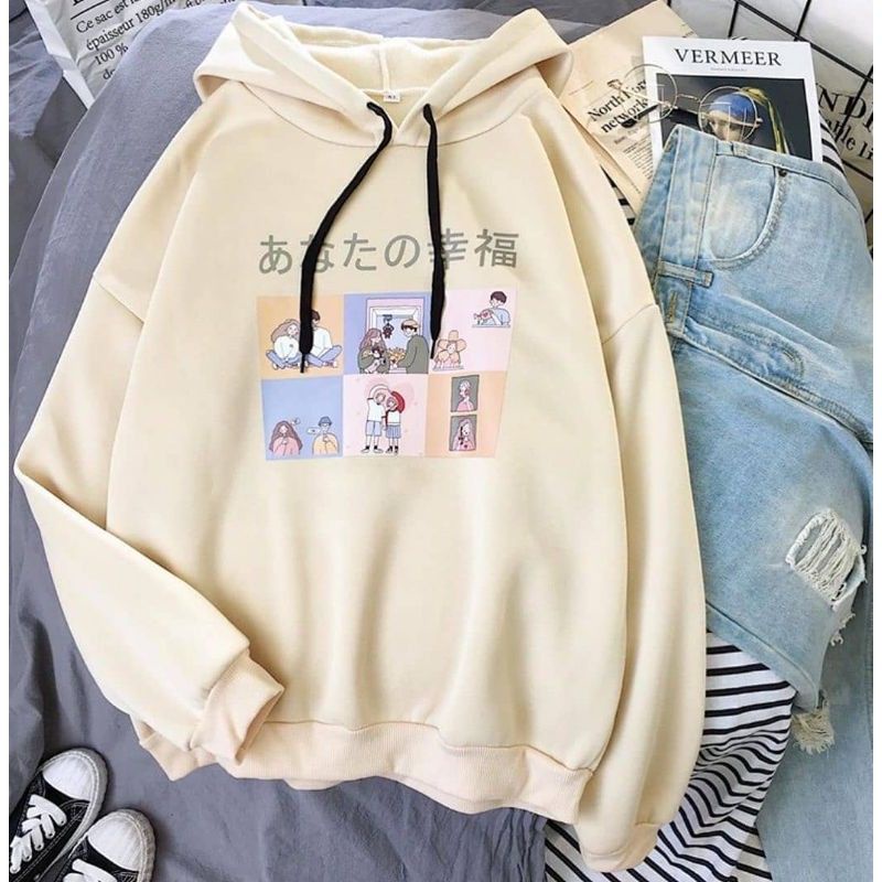 Dery Sweater Korea / Hoodie Fleece Terbaru