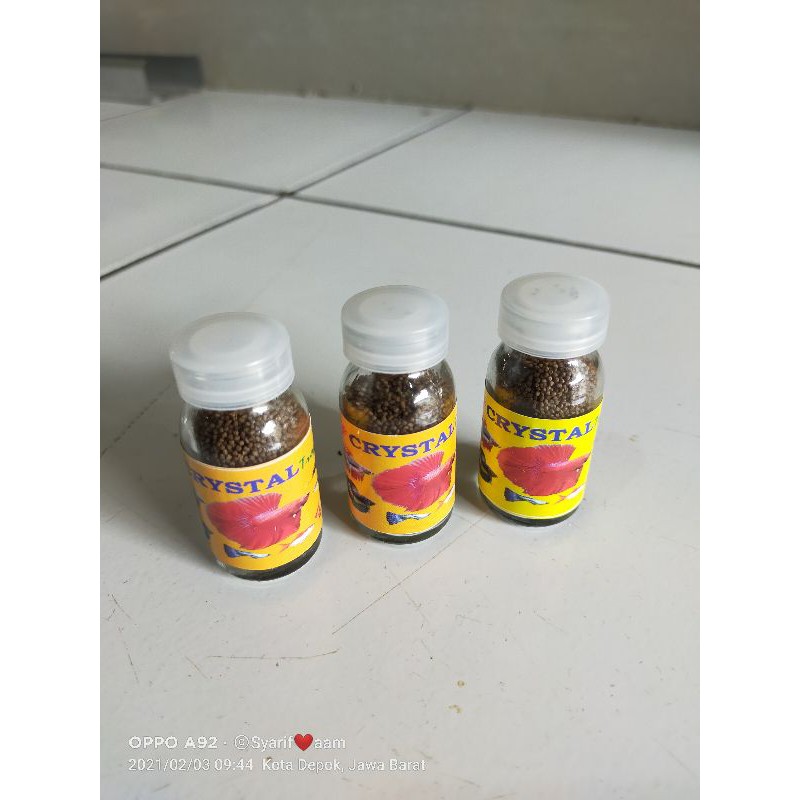 pelet ikan cupang /guppy