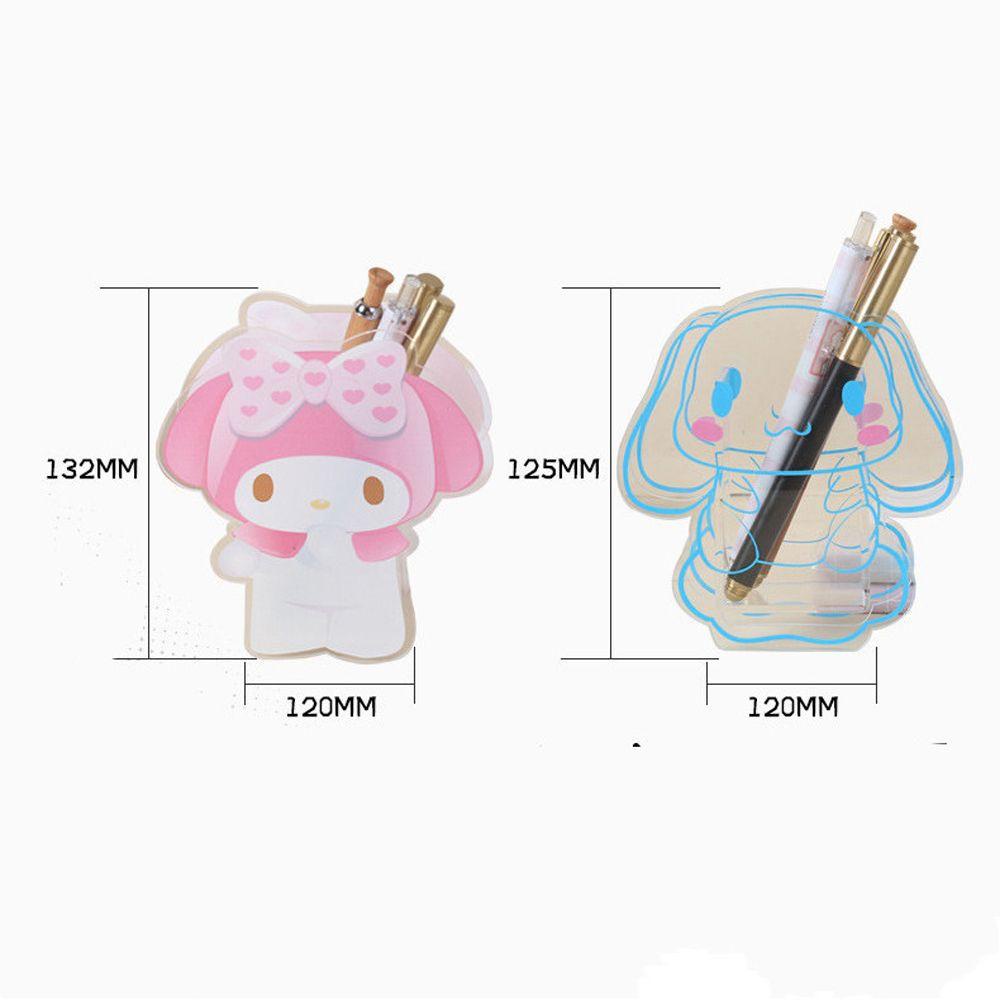 Lanfy Tempat Pensil / Brush Makeup Motif Anime My Melody / Cinnamoroll Bahan Akrilik