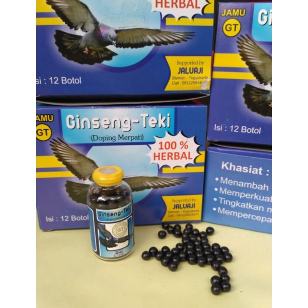 jamu merpati GINSENG TEKI merpati balap merpati kolong-1 botol GINGSENG TEKI
