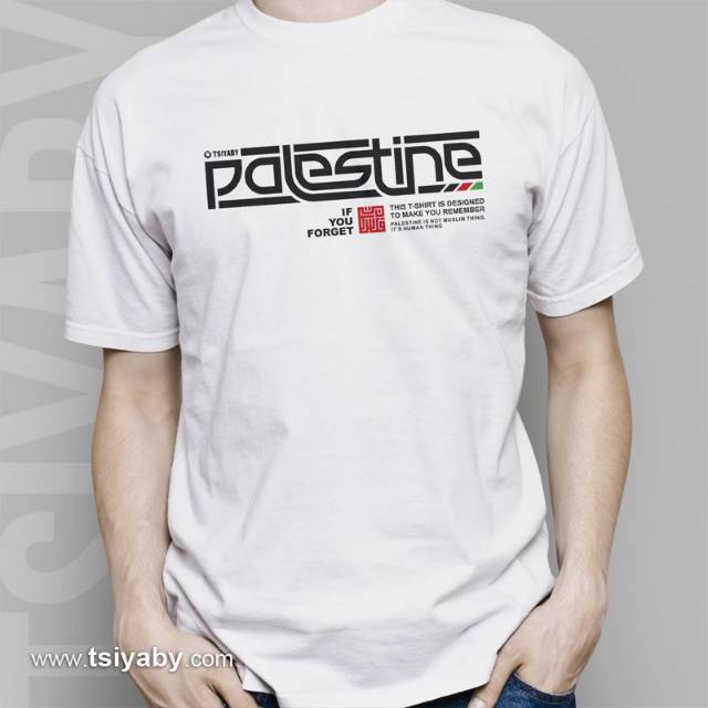 Kaos distro muslim "PALESTINA reglan