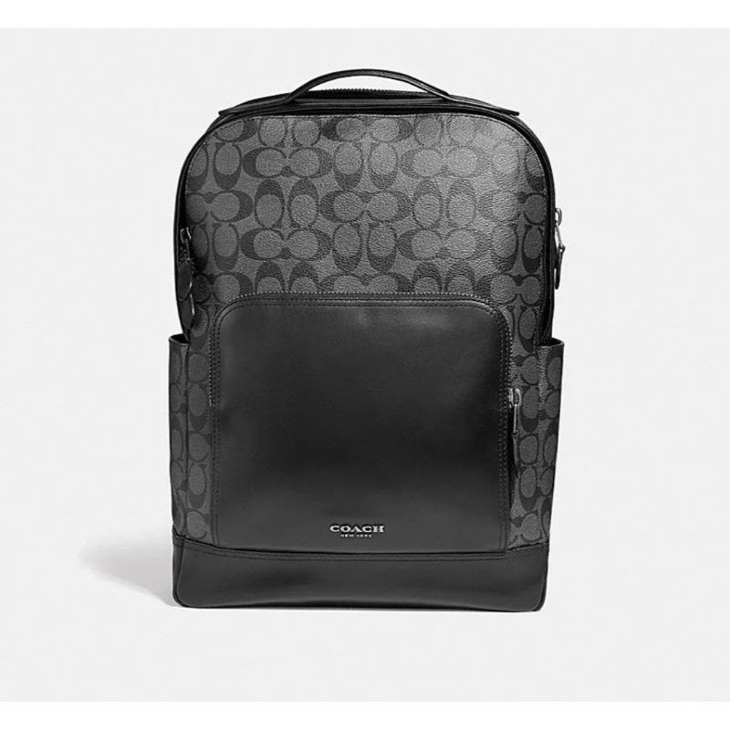 COACH GRAHAM BACKPACK IN SIGNATURE CANVAS (COACH F38755)