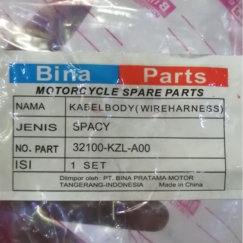 Kabel body bodi spacy karbu karburator binapart