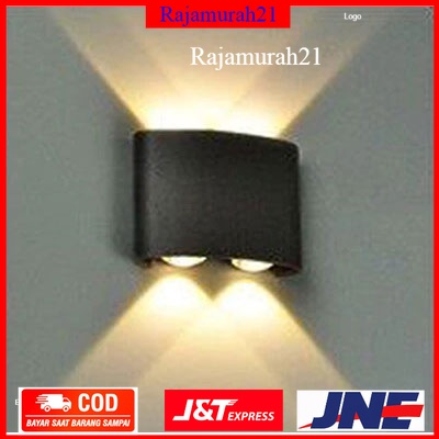 TaffLED Lampu Hias Dinding LED Minimalis Aluminium 4W 4 LED 3000K - B053